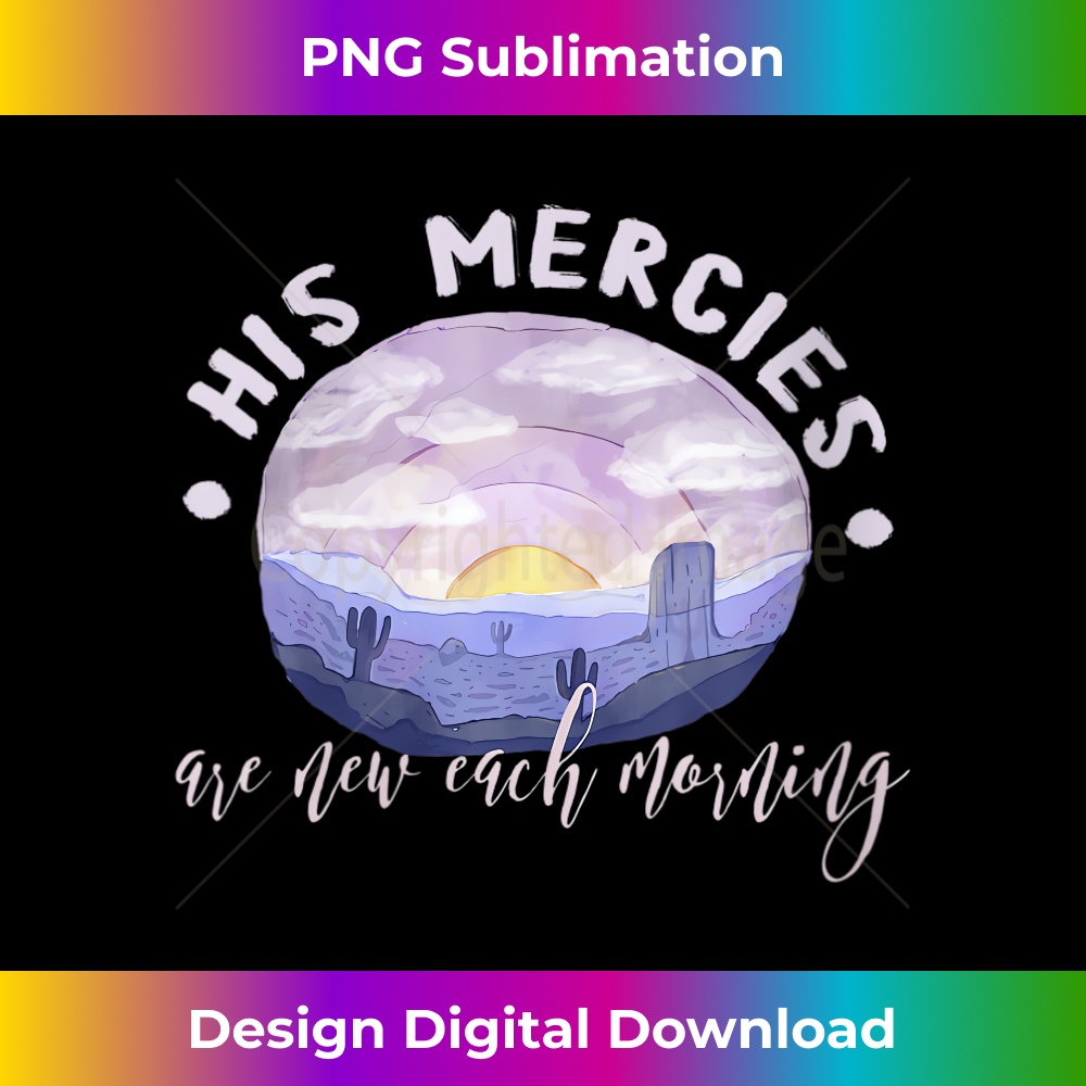 YM-20231219-16341_Womens His Mercies Are New Each Morning Heaven Jesus Christ God V-Neck 1.jpg