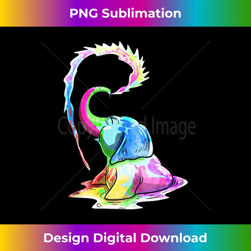 YO-20231219-3562_Elephant Bath Watercolor Tusker African Animal Lover Gift Tank Top 0802.jpg