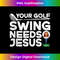 YO-20231219-6127_Golfing Golf Funny Golf Player Jesus Tank Top 1.jpg