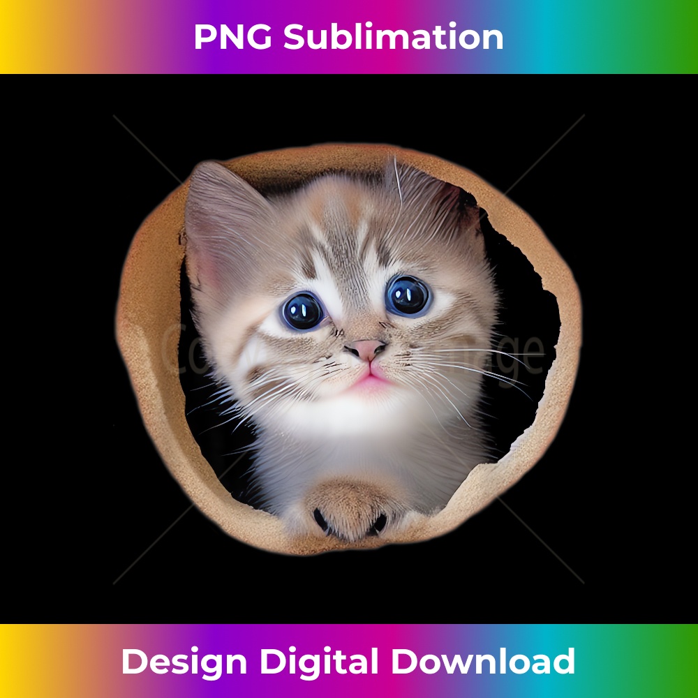 YO-20231219-9721_Kitten Peek Cracked Wall Torn Cloth National Kitten Cat Day 0549.jpg