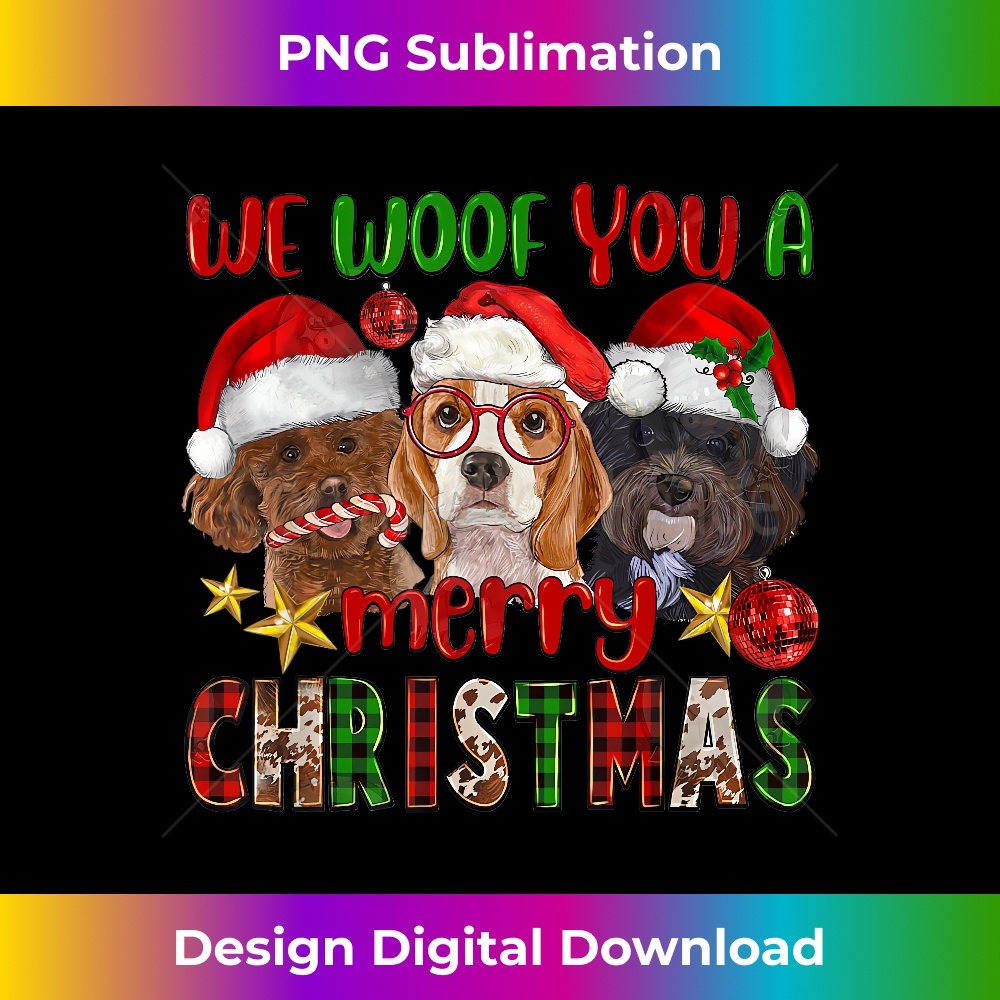 YQ-20231219-15817_We Woof You A Merry Christmas Dog Lover Xmas Santa Hat Gifts 0062.jpg