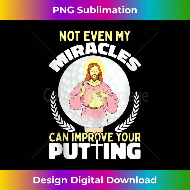 YS-20231219-4884_Funny Golf Player Humor Golfer Jesus Tank Top 1.jpg