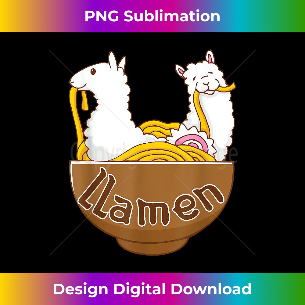 YT-20231219-10183_Llamen T- Japanese Ramen Noodles Kawaii Llama Alpaca 0932.jpg