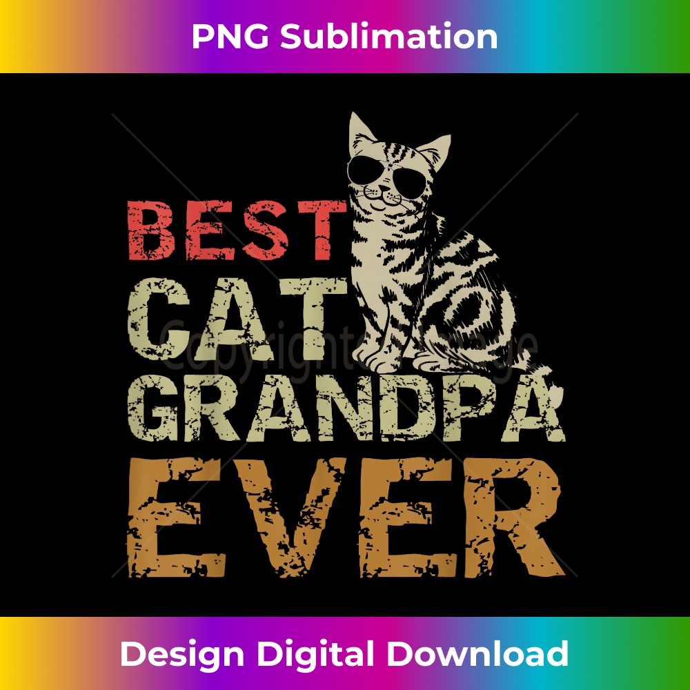 YW-20231219-786_Best Cat Grandpa Ever Funny Cat Kitty Lover Retro Style Gift 0044.jpg