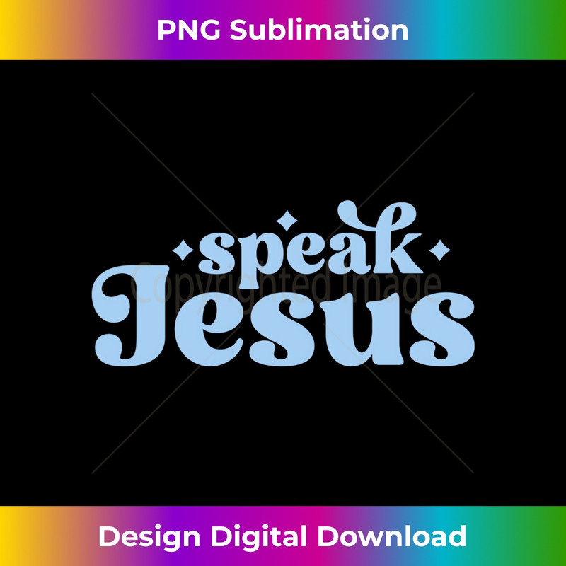 YZ-20231219-12639_Retro Speak Jesus Text Meme for Christian Jesus Follower Long Sleeve 1.jpg