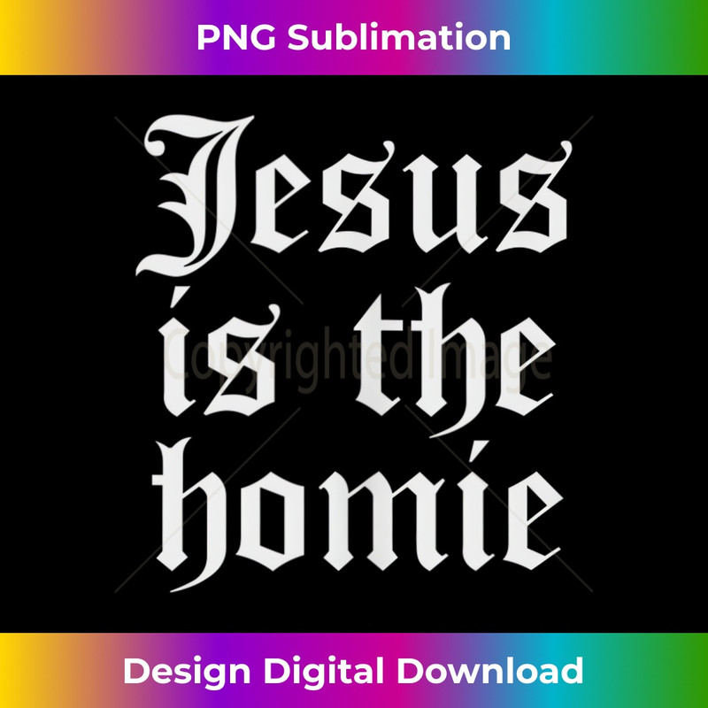 YZ-20231219-4649_Funny Cholo Clothing For Men Chicano Mexican Jesus Is Homie Tank Top.jpg