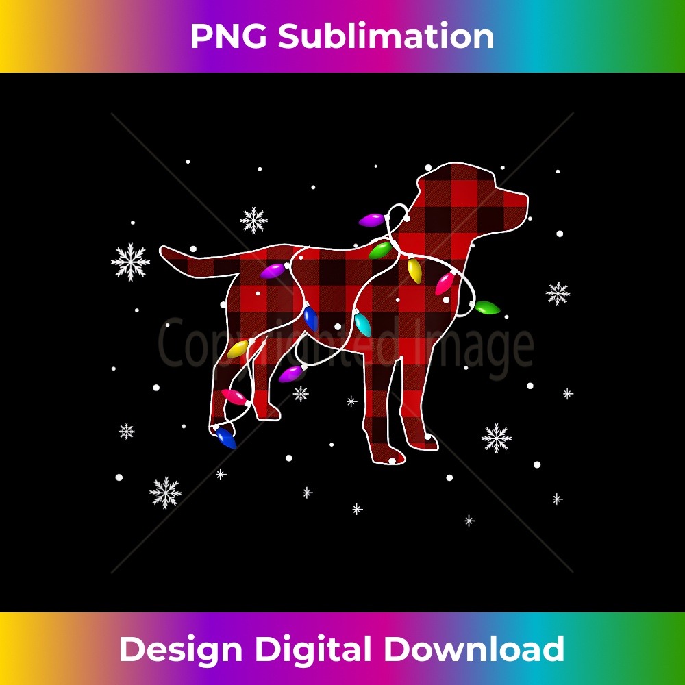 ZB-20231219-5026_Funny Labrador Christmas Lights Red Plaid Puppy Dog Lover 0392.jpg