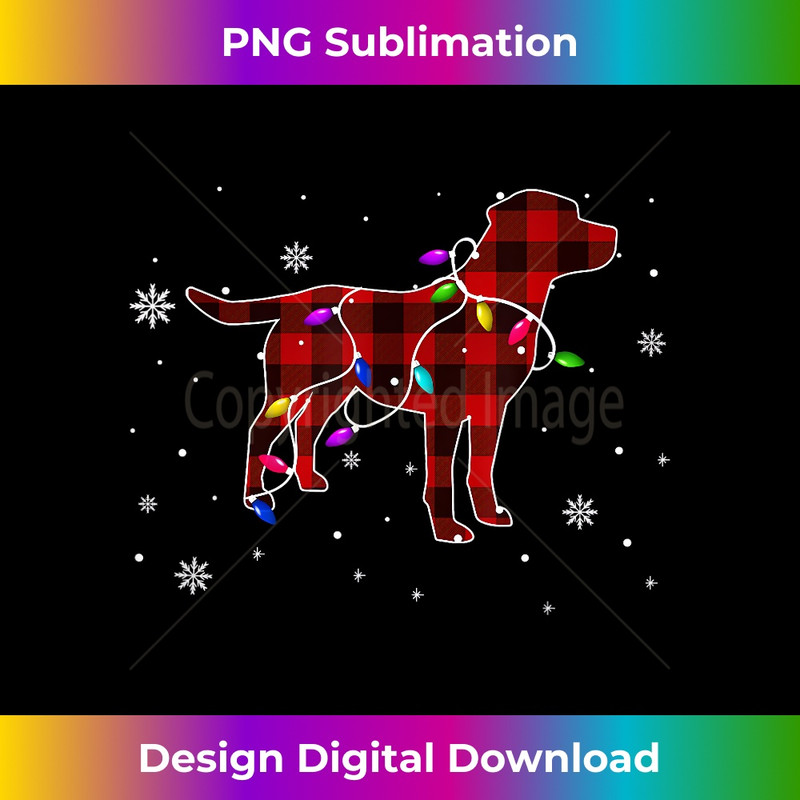 ZB-20231219-5026_Funny Labrador Christmas Lights Red Plaid Puppy Dog Lover 0392.jpg