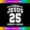 ZC-20231219-16168_Womens Christmas Christian Gift idea Team Jesus the Reason V-Neck.jpg
