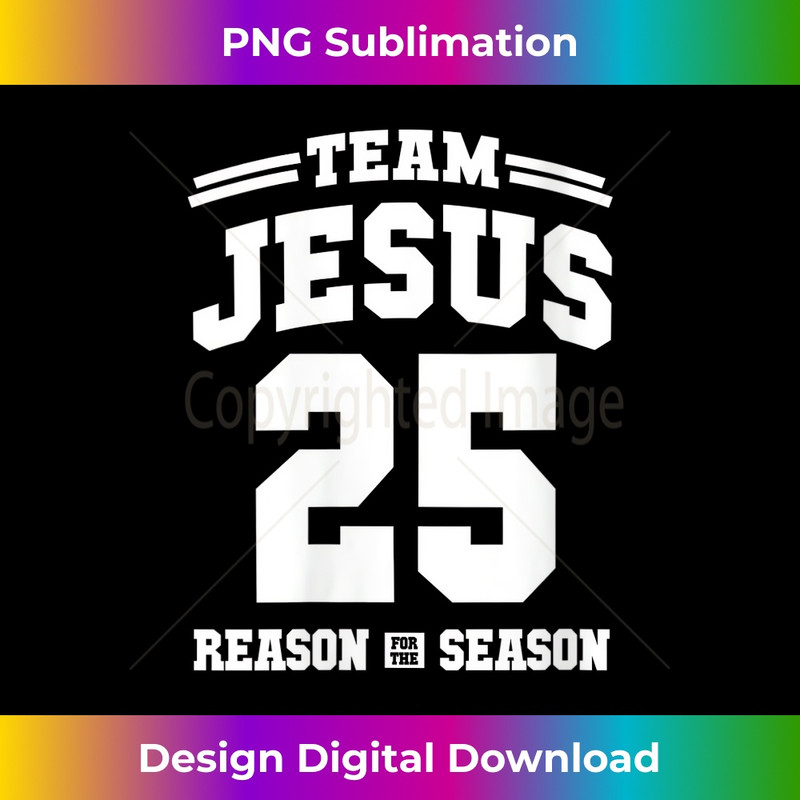 ZC-20231219-16168_Womens Christmas Christian Gift idea Team Jesus the Reason V-Neck.jpg