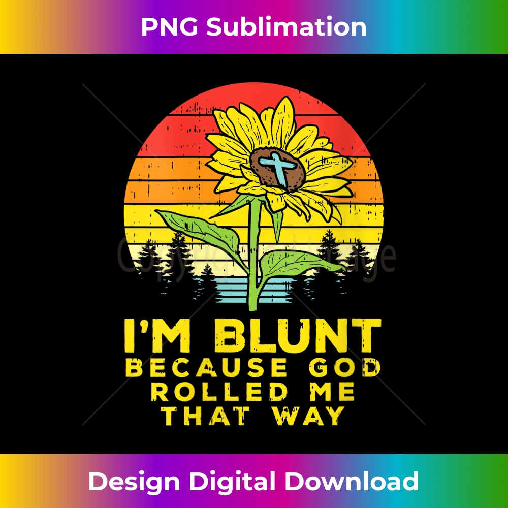 ZD-20231219-16729_Womens Sunflower Blunt God Rolled Me Jesus Religious Christian Gift V-Neck.jpg