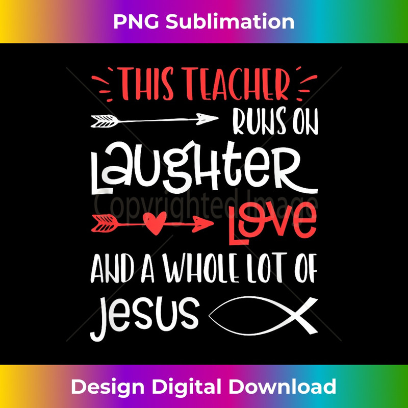 ZD-20231219-1946_Christian Teacher Run Laughter Love Jesus Fish Tshirt.jpg