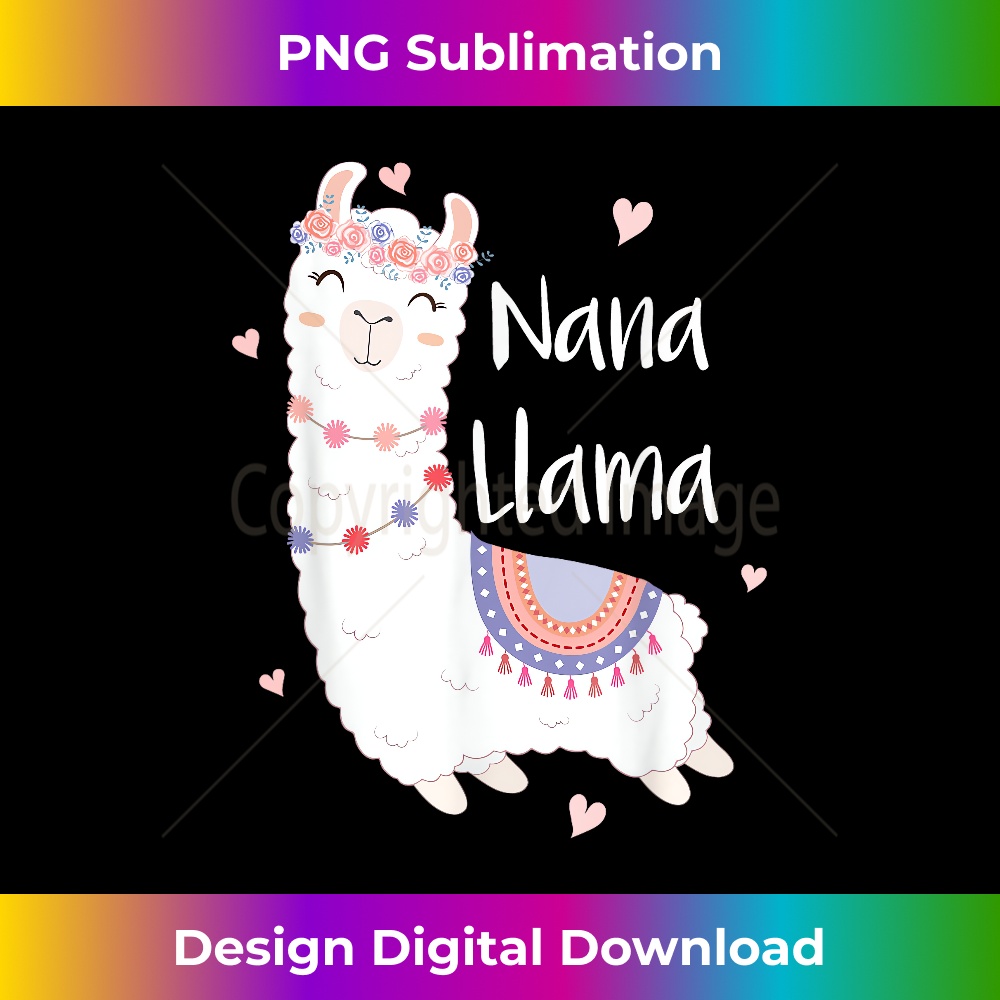 ZG-20231219-11096_Nana Llama Cute Grandma Llamas Lover Women Funny 1068.jpg