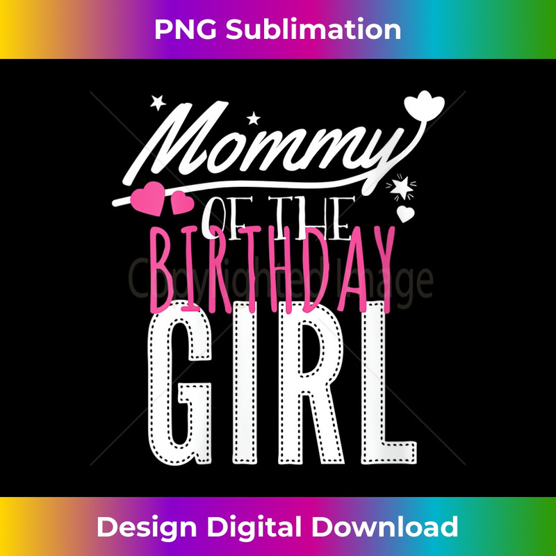 ZH-20231219-16577_Womens Mommy Of The Birthday Girl Princess Mother Birthday- V-Neck 4019.jpg