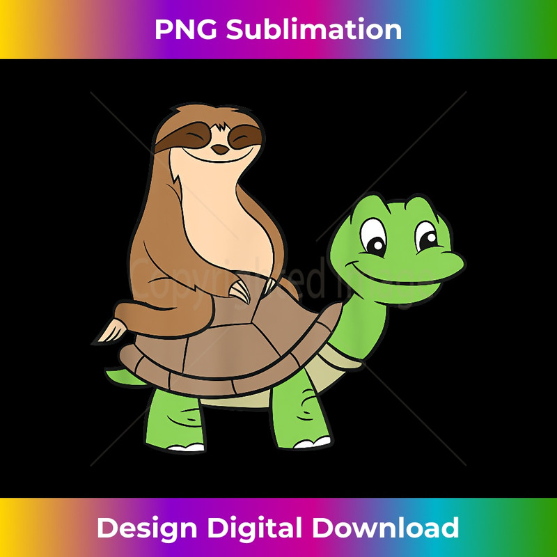 ZL-20231219-2894_Cute Sloth Riding On Sea Turtle Love Sloths and Turtles 0612.jpg