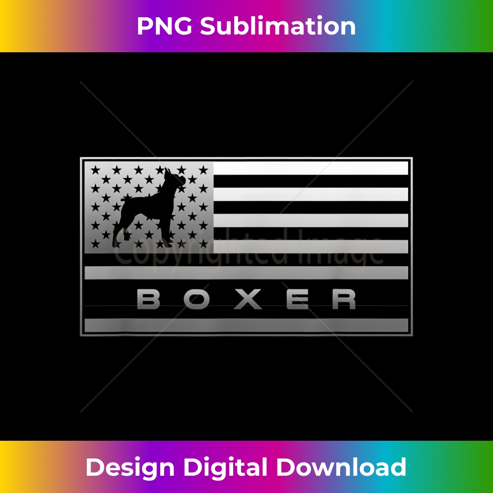 ZM-20231219-15633_Vintage USA American Flag Boxer Dog Lover Silhouette 1085.jpg