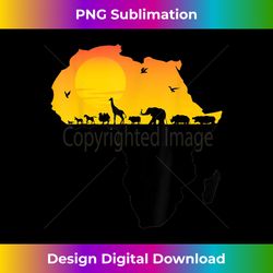 exotic safari animals in sizzling africa continent - classic sublimation png file - pioneer new aesthetic frontiers