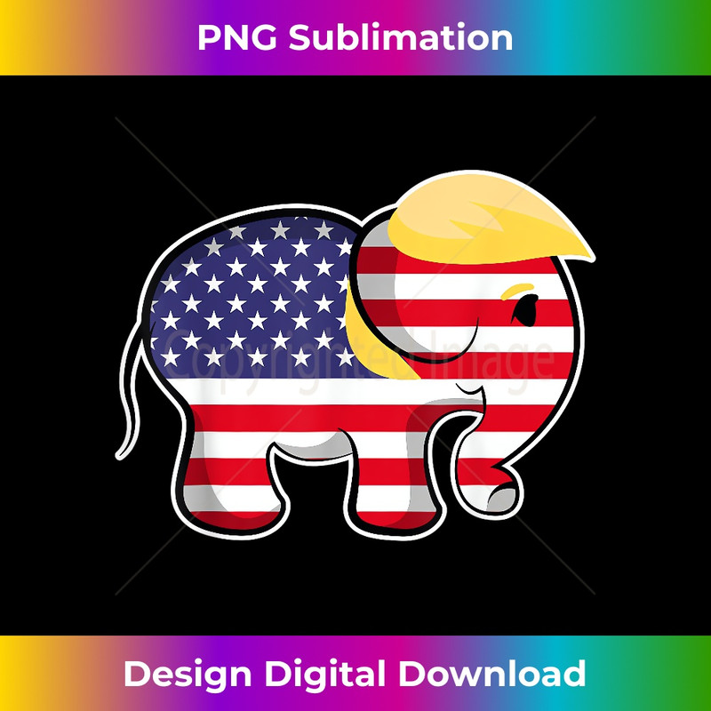 ZY-20231219-12182_Pro Trump Hair Elephant Red White Blue Flag Republican 2544.jpg