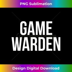 Game Warden Halloween Costume - Futuristic PNG Sublimation File - Access the Spectrum of Sublimation Artistry