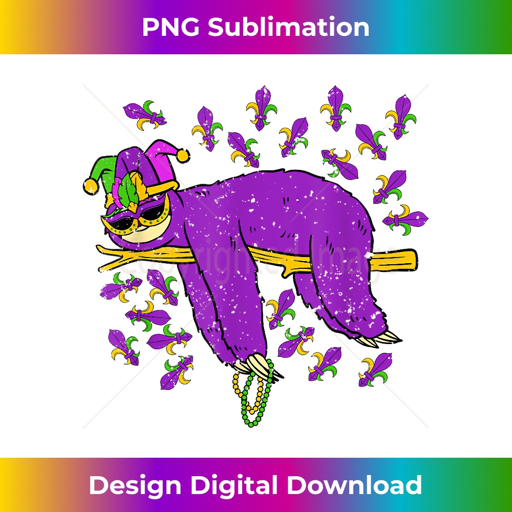 ZZ-20231219-7937_Jester Sloth Masquerade Mask Sleeping Mardi Gras Carnival 1727.jpg