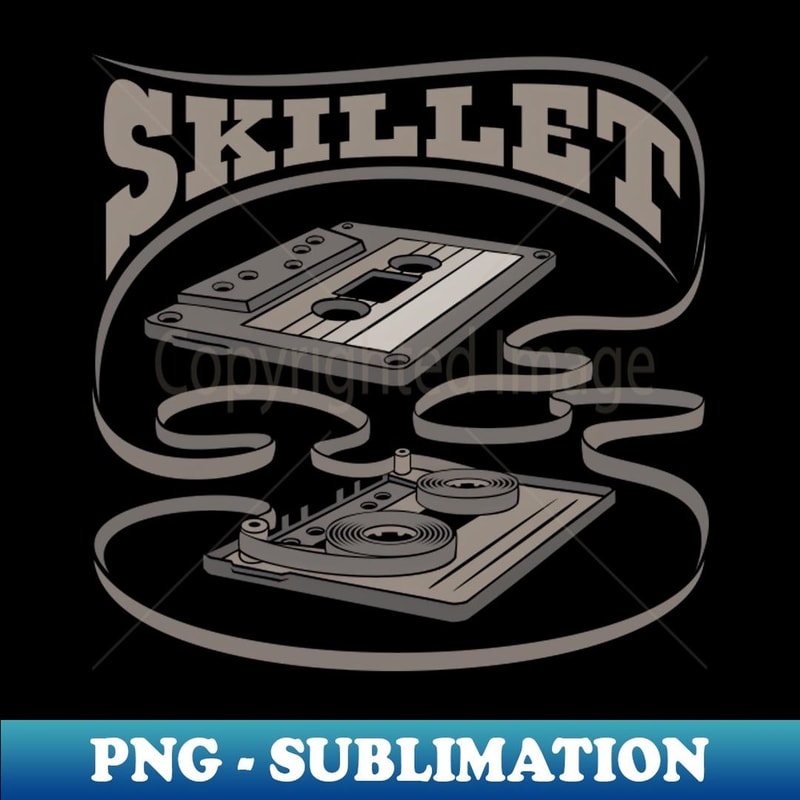 Skillet Exposed Cassette - Unique Sublimation PNG Download