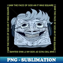 meatcanyon face of god - png transparent sublimation design