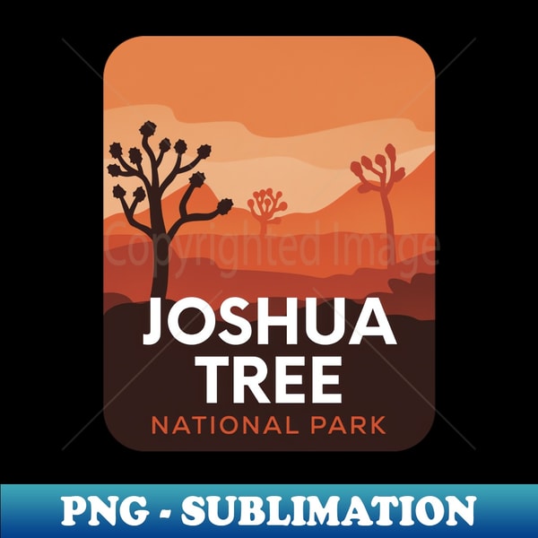 Joshua Tree National Park CA - Creative Sublimation PNG Download