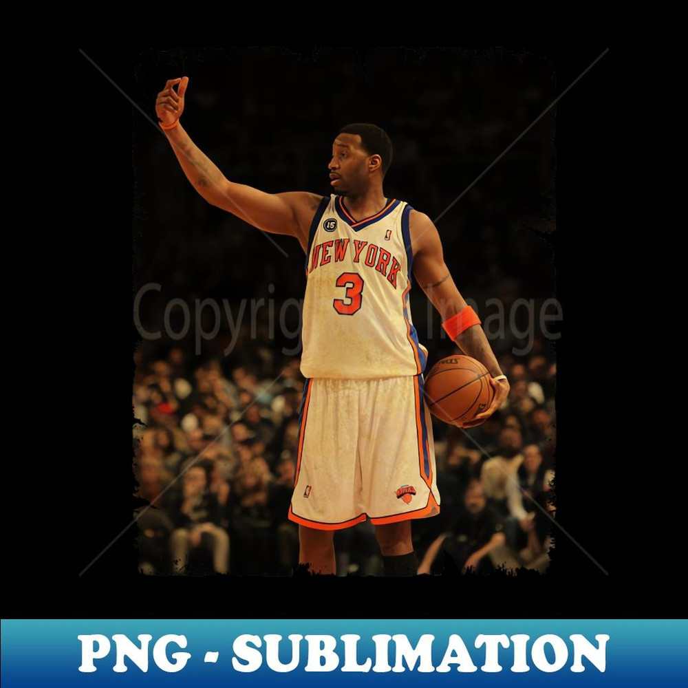 Tracy McGrady - Vintage Design Of Basketball - Signature Sublimation PNG File