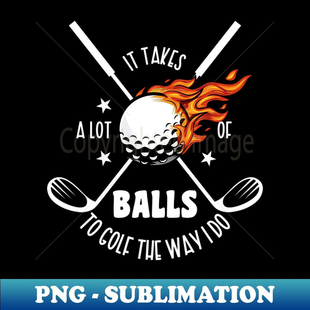 Golfing - Unique Sublimation PNG Download