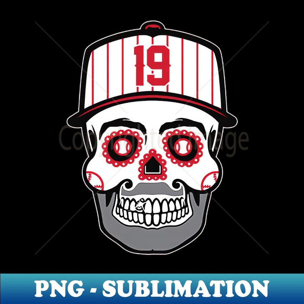 Joey Votto Sugar Skull - Premium PNG Sublimation File