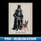 Funny Tarot Card The Dog Lover - Special Edition Sublimation PNG File