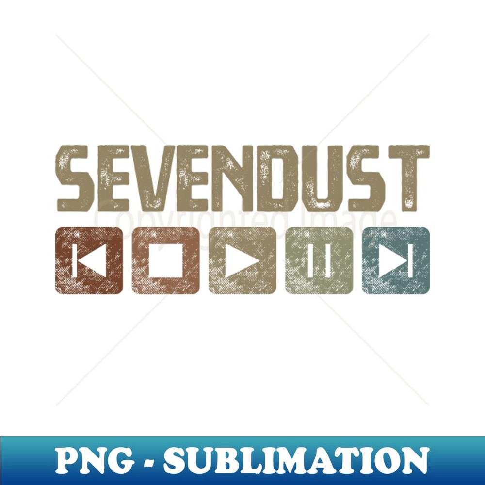 Sevendust Control Button - High-Resolution PNG Sublimation File