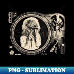 vinyl record blondie band 80s - premium png sublimation file