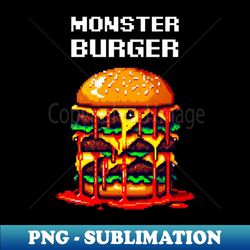 monster burger - high-resolution png sublimation file