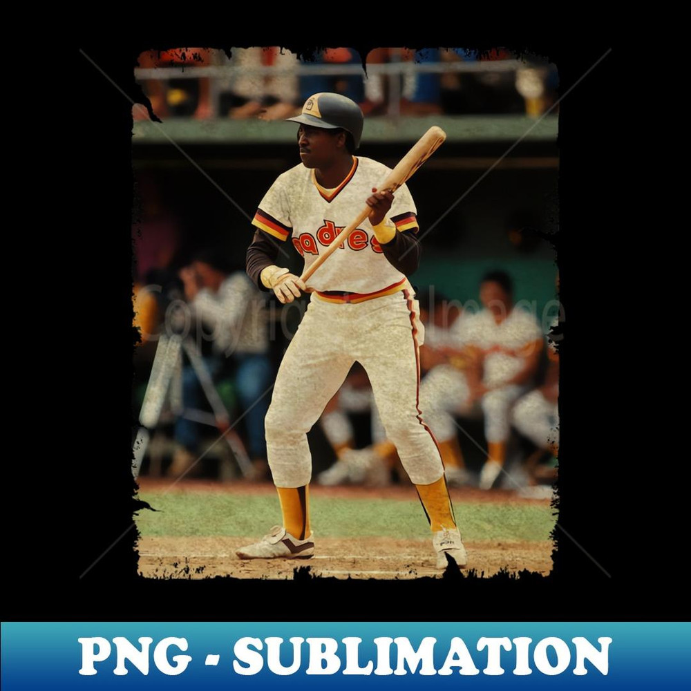 Tony Gwynn - San Diego Padres - High-Resolution PNG Sublimation File