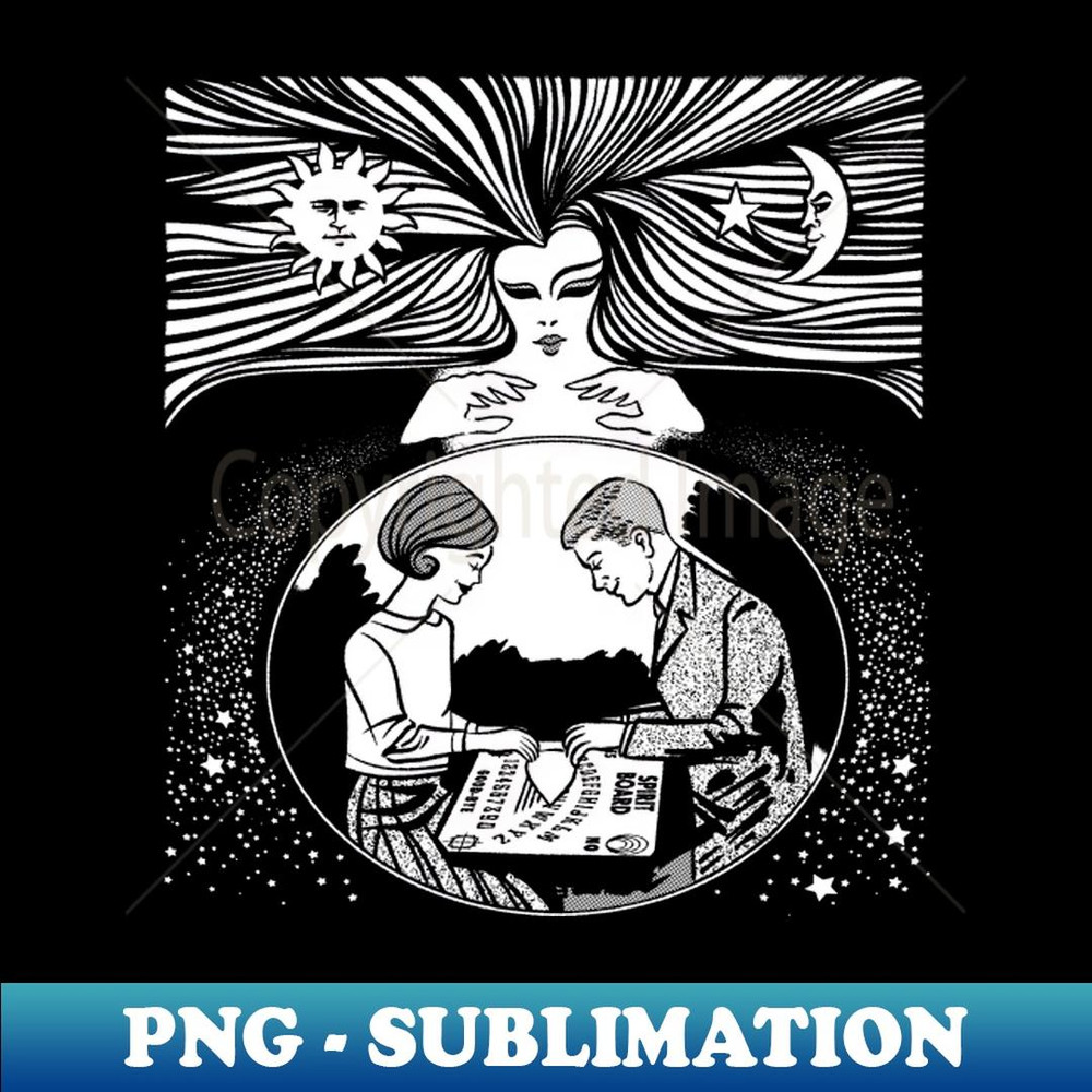 Spirit Of The Ouija Board - Artistic Sublimation Digital File