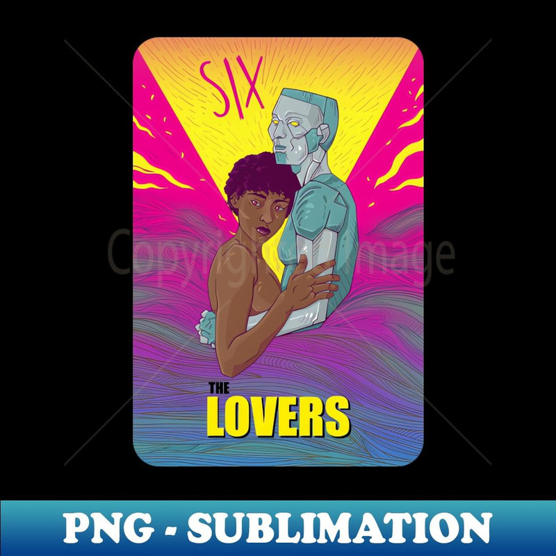 Tarot card art-Futuristic Design - Unique Sublimation PNG Download