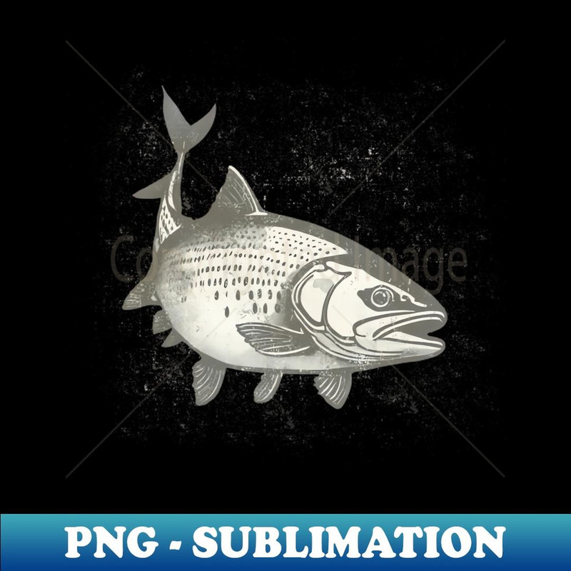 Vintage Trout Fly Fishing - Premium Sublimation Digital Download