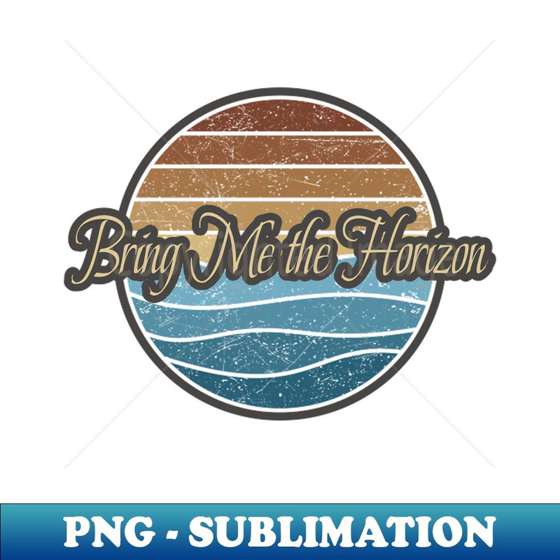 Bring Me the Horizon Retro Waves - Aesthetic Sublimation Digital File