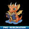 Baby dragon orange - High-Resolution PNG Sublimation File
