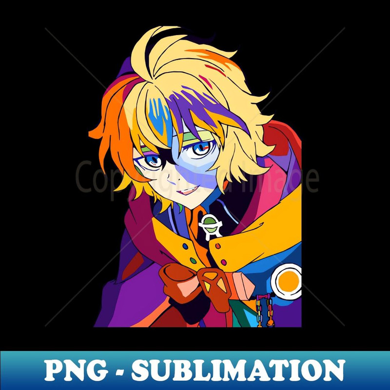 Mikaela Hyakuya Wpap pop Art - High-Quality PNG Sublimation Download