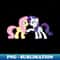 Rarity talking to Fluttershy - Instant PNG Sublimation Download