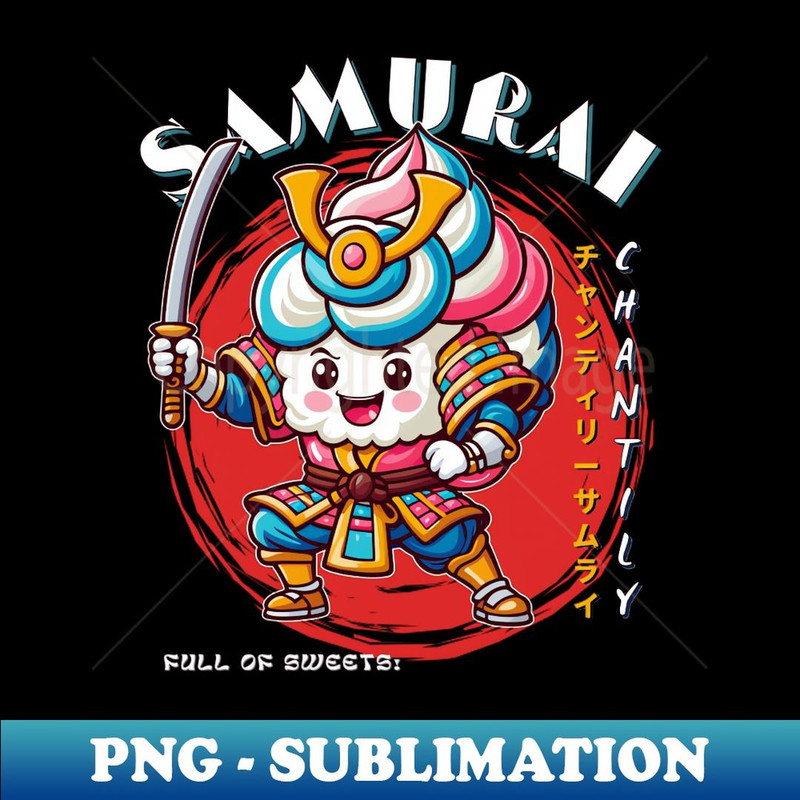 Cartoon Samurai, chantily samurai, Armor Samurai, Chinese Samurai - Special Edition Sublimation PNG File