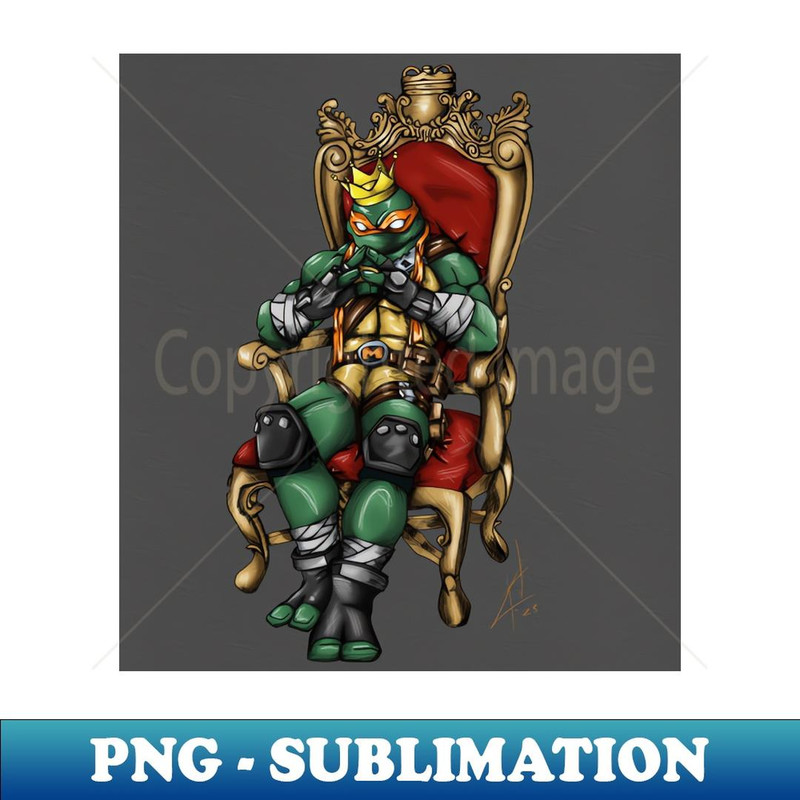 King Turtle - Aesthetic Sublimation Digital File