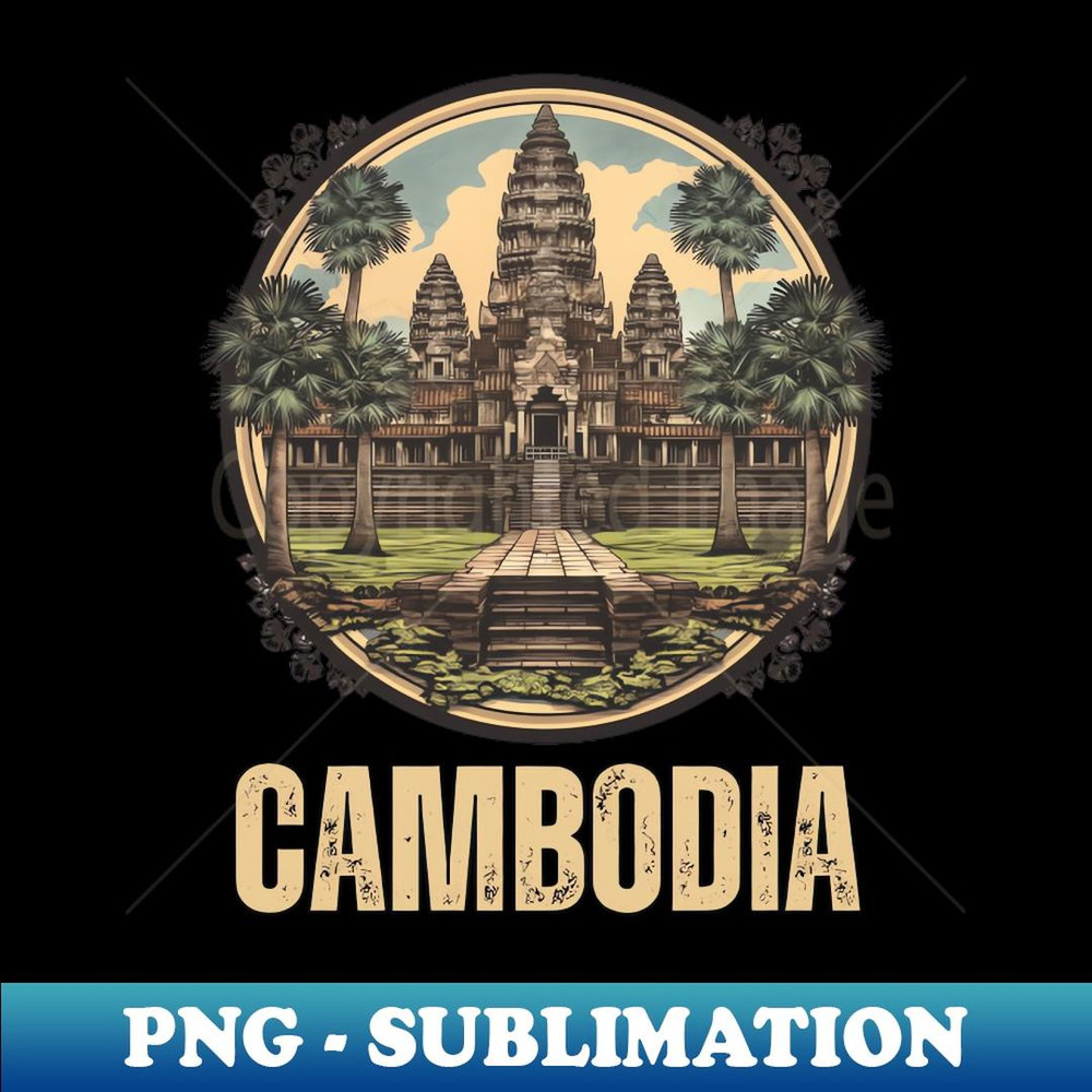 Cambodia - Digital Sublimation Download File