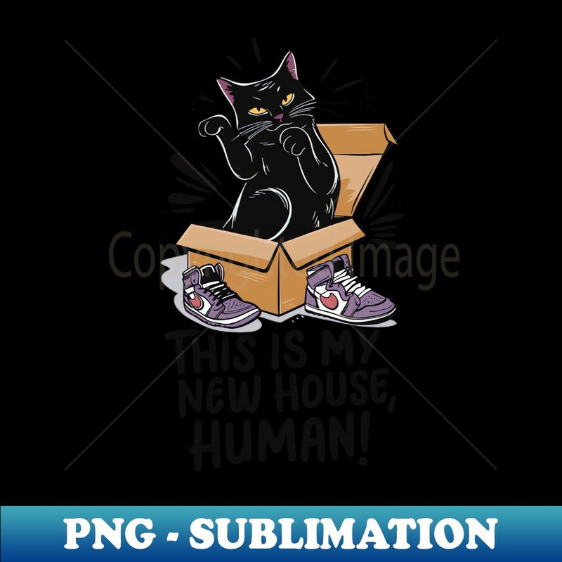 Cat box - High-Quality PNG Sublimation Download