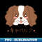 Cavalier King Charles Spaniel Drawing - PNG Transparent Sublimation Design