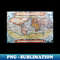 Ancient Map Of The World - Modern Sublimation PNG File