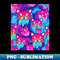 Tie Dye Cat - Creative Sublimation PNG Download