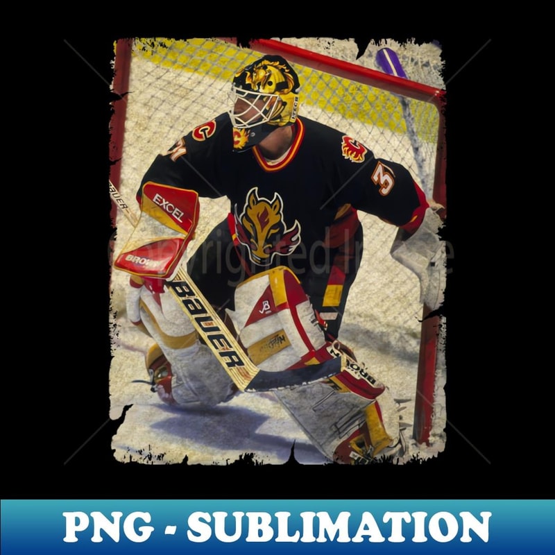 Ken Wregget - Calgary Flames, - Elegant Sublimation PNG Download